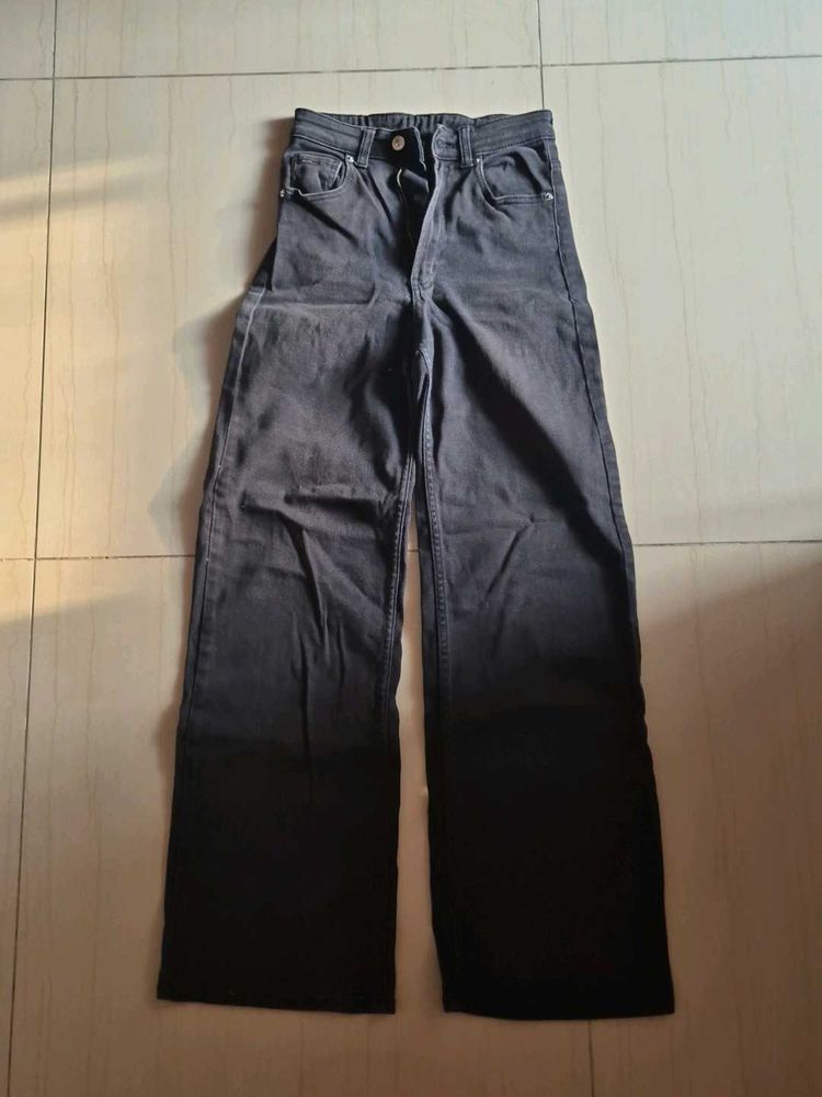 High Waisted Wide Leg Jeans