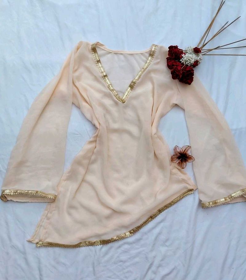 Y2k corset asymmetrical kurti🫶