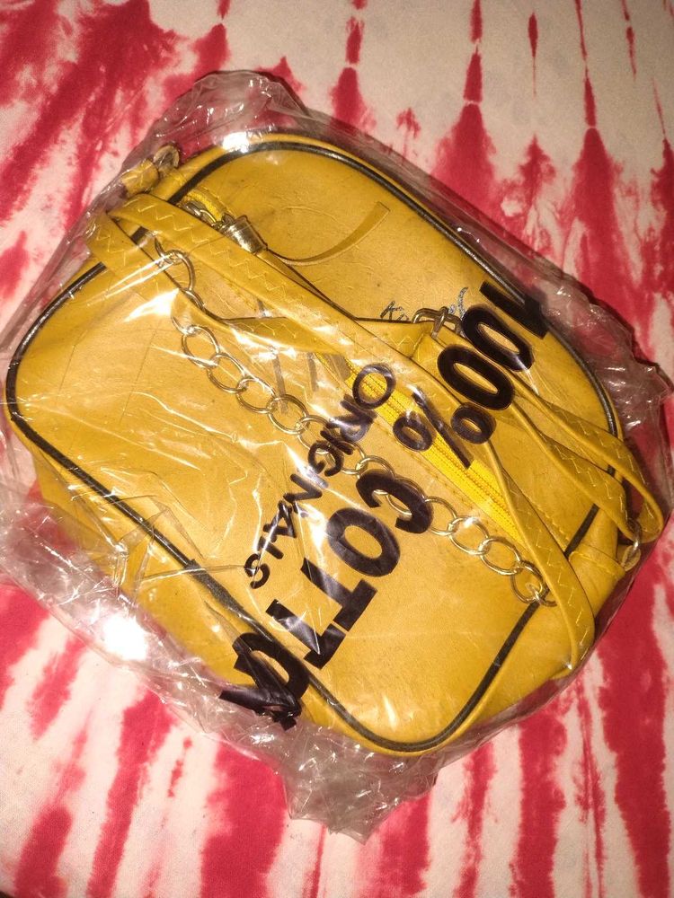 Yellow Crossbody Bag