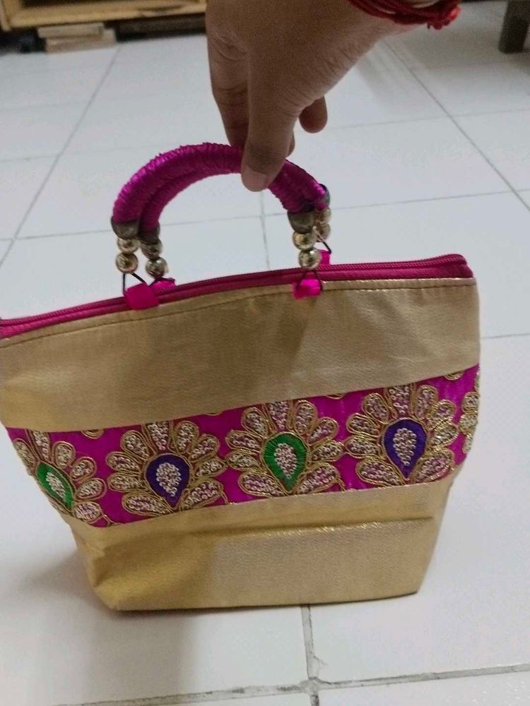 Embroidered Handbag