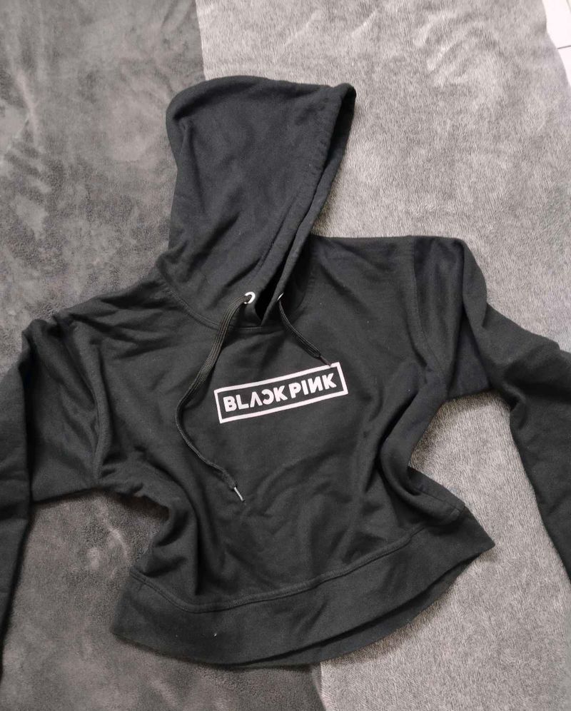 BLACKPINK MERCH : Cropped Hoodie