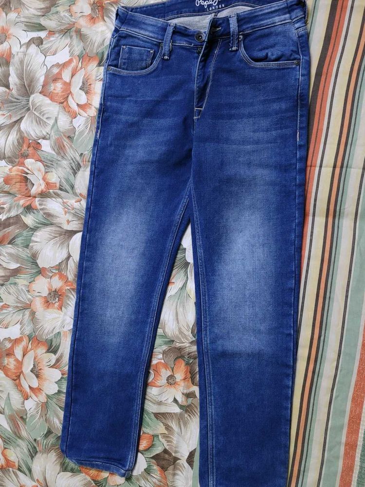 Classic Blue Denim Jeans