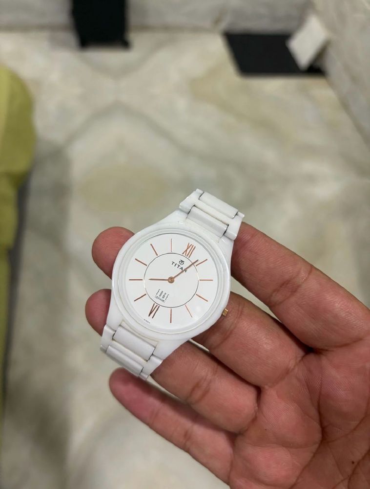 Titan White Ceramic Watch