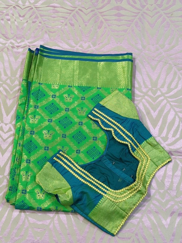 Cotton Blend Saree