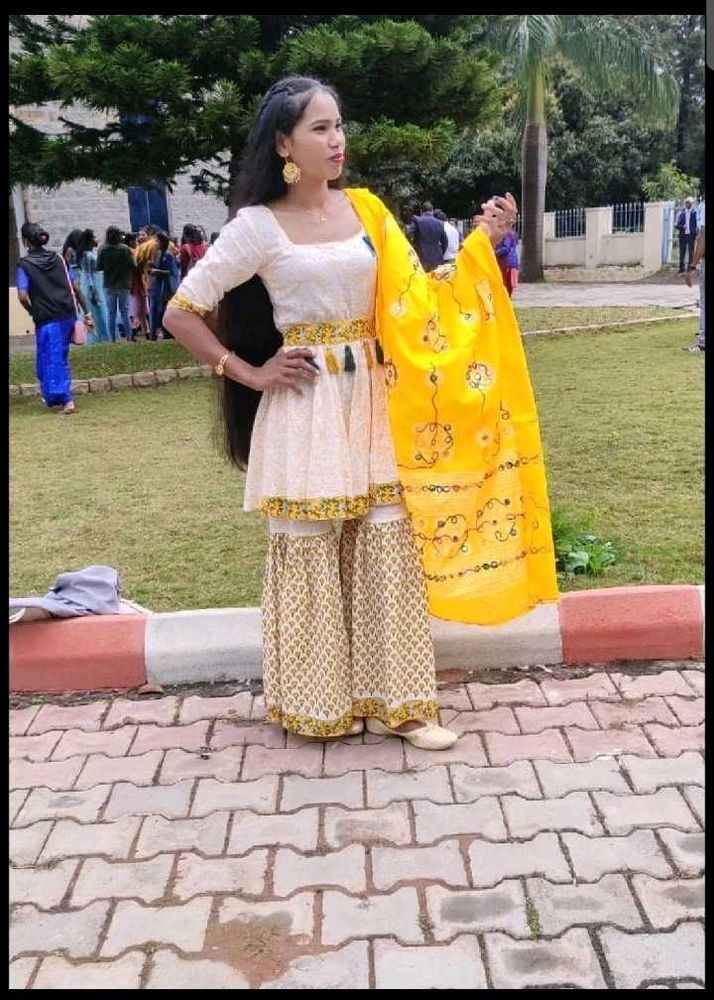 Ethnic Indian Kurta Set with Dupatta