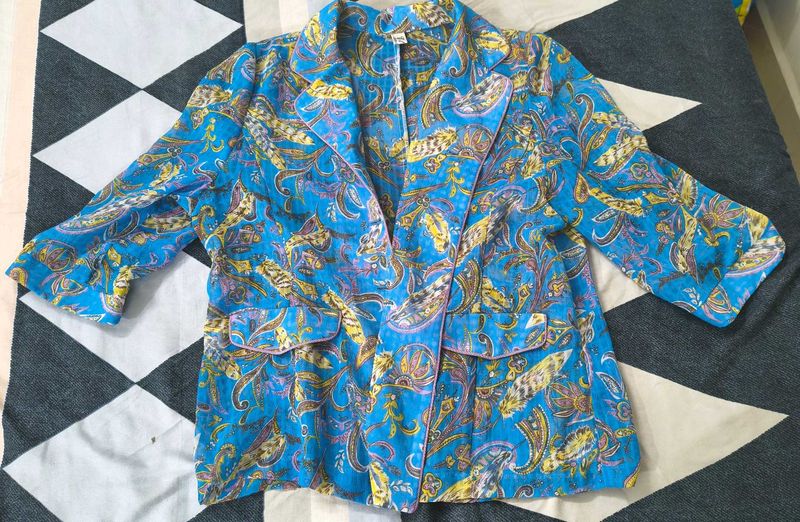 Vintage Patterned Blazer