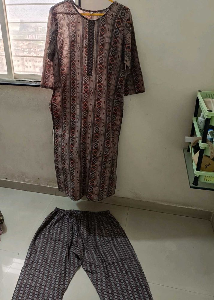 Printed Kurta Set with Pants