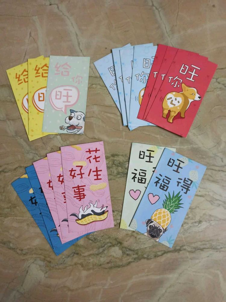 17 pcs Money Envelopes (Imported)