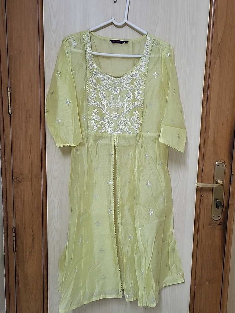 silk dress with plazzo