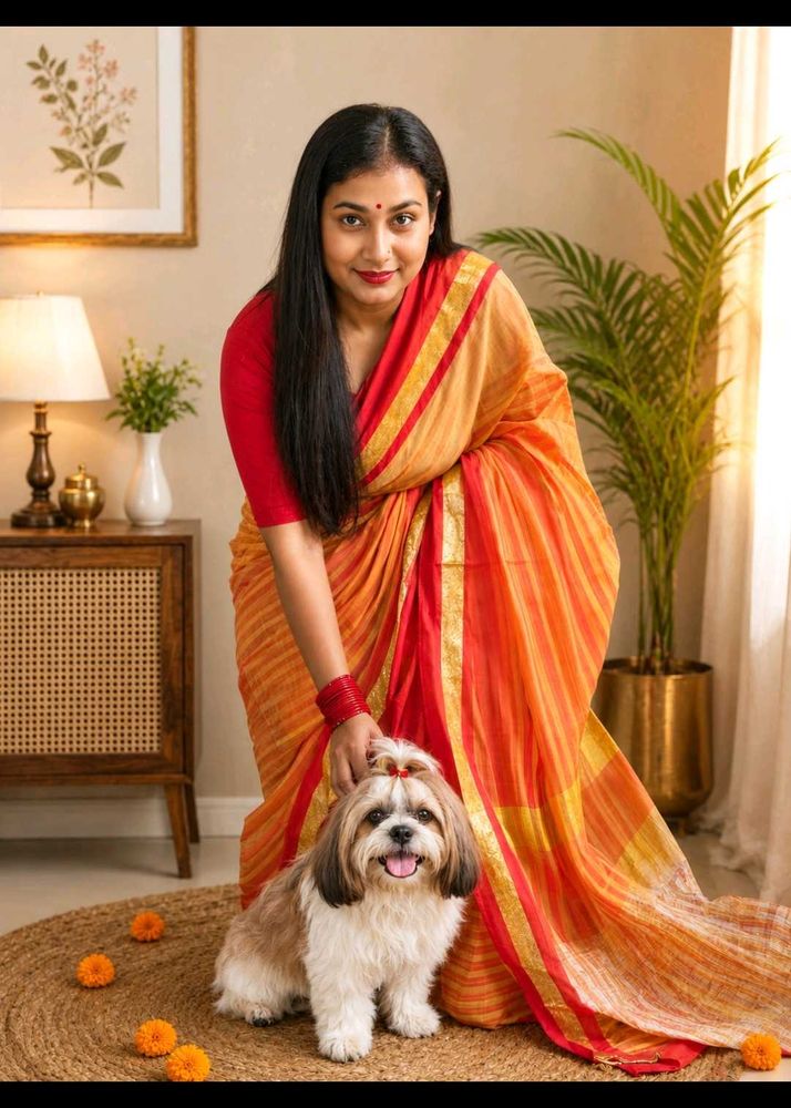 🌺 Suryalekha Elegant soft Cotton Tant Saree 🌺