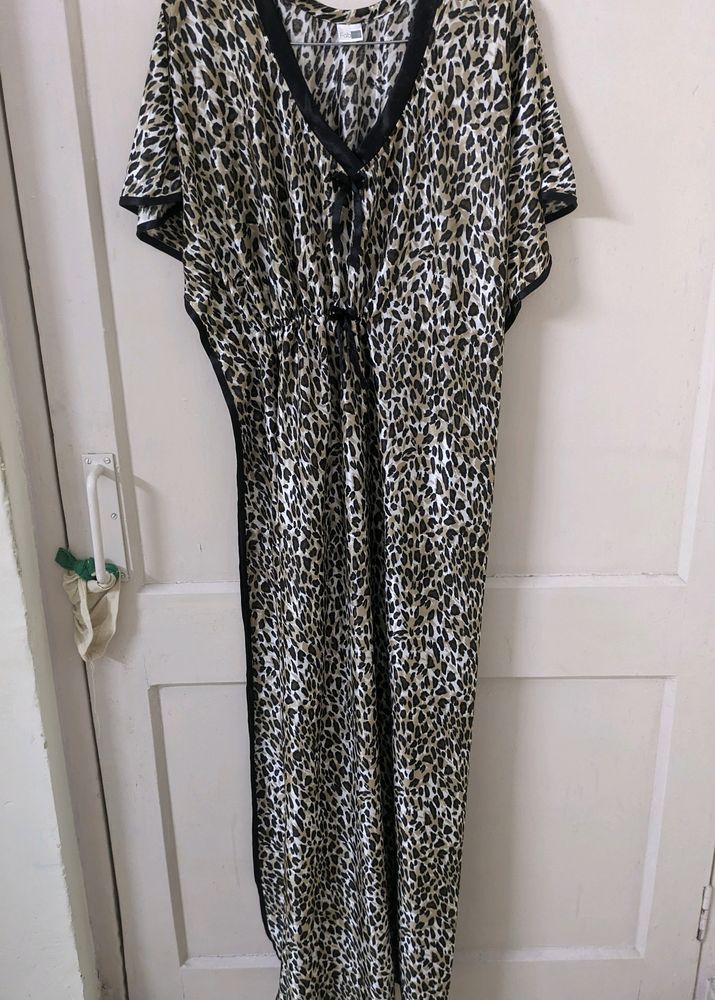 Satin Kaftan Nightdress