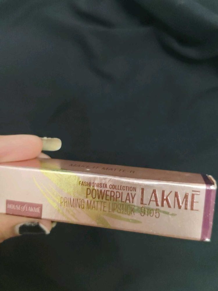 Lakme Priming Matte Lipstick(not used)