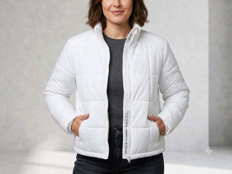 White Puffer Jacket