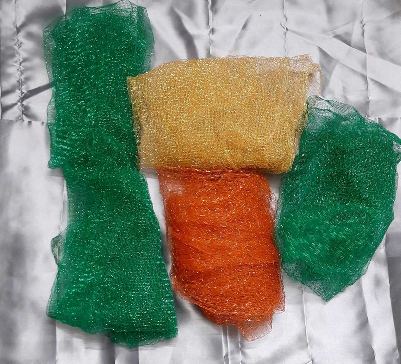 Multicolor Multi Purpose Net Fabric