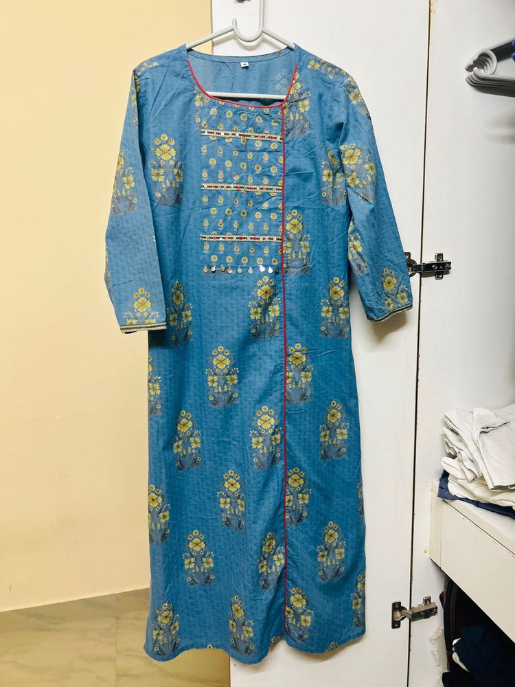 final sale🎉kurta set blue