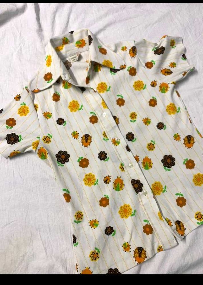 Beautiful Floral Print Shirt