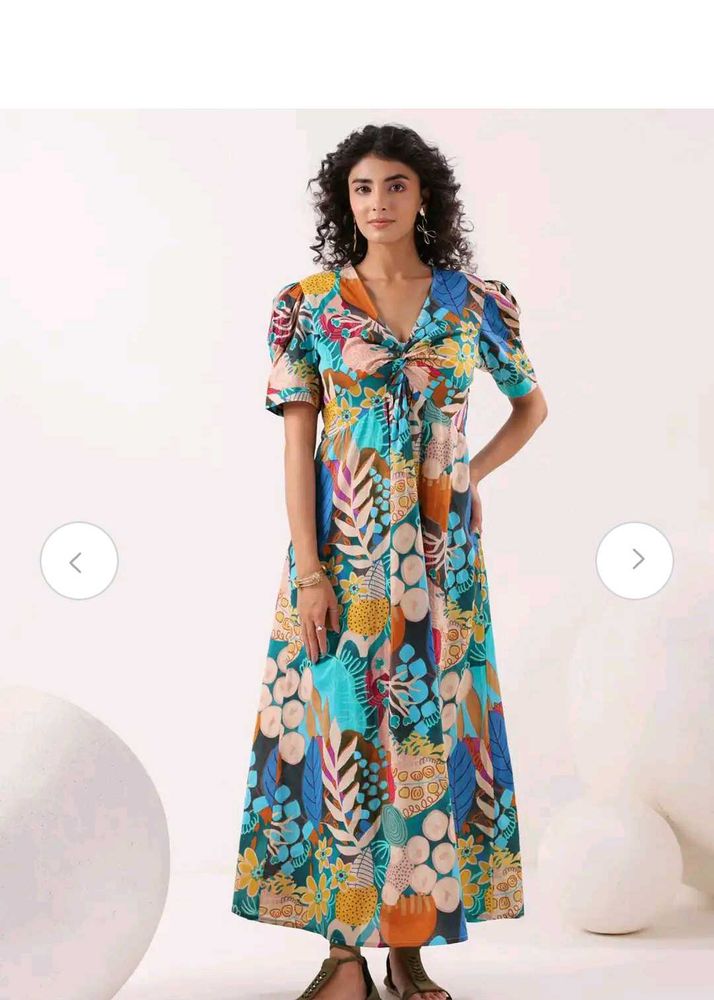 Floral Print Maxi Dress