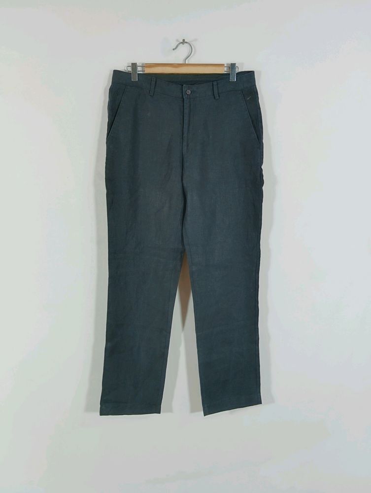 Black Slim Fit Formal Pant (Men)