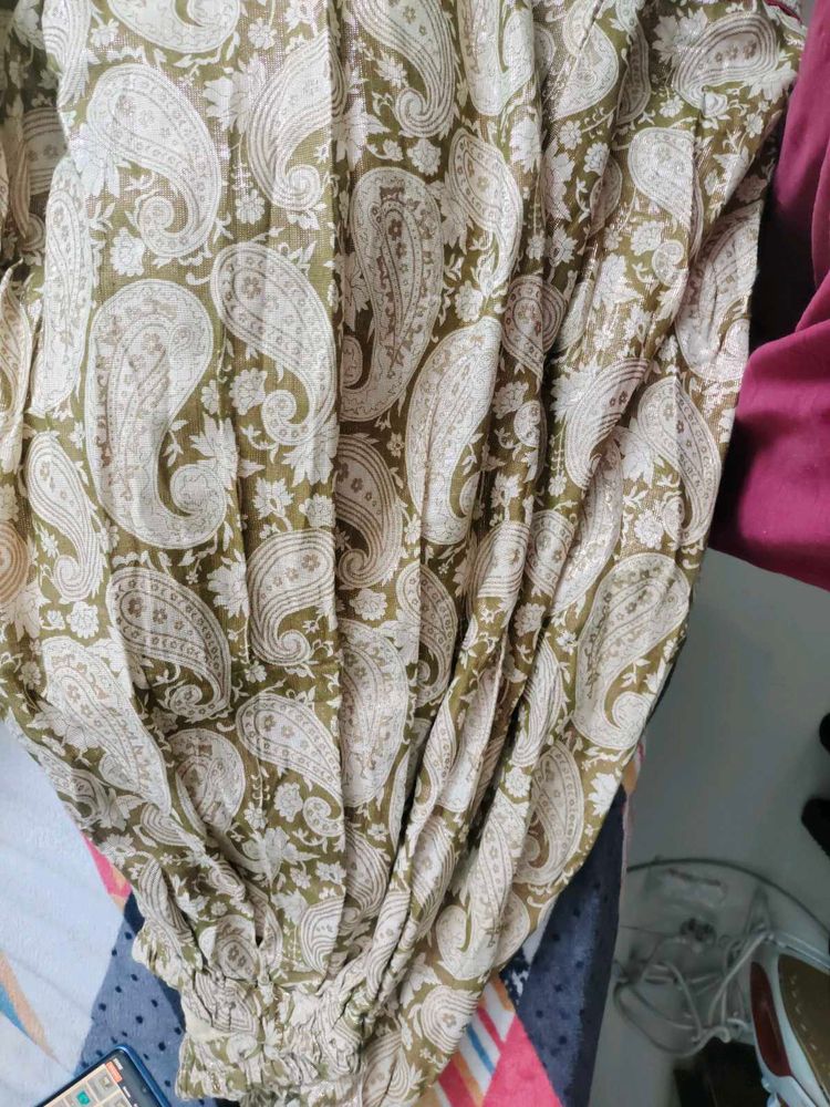 Ethnic Paisley Print skirt with kurti