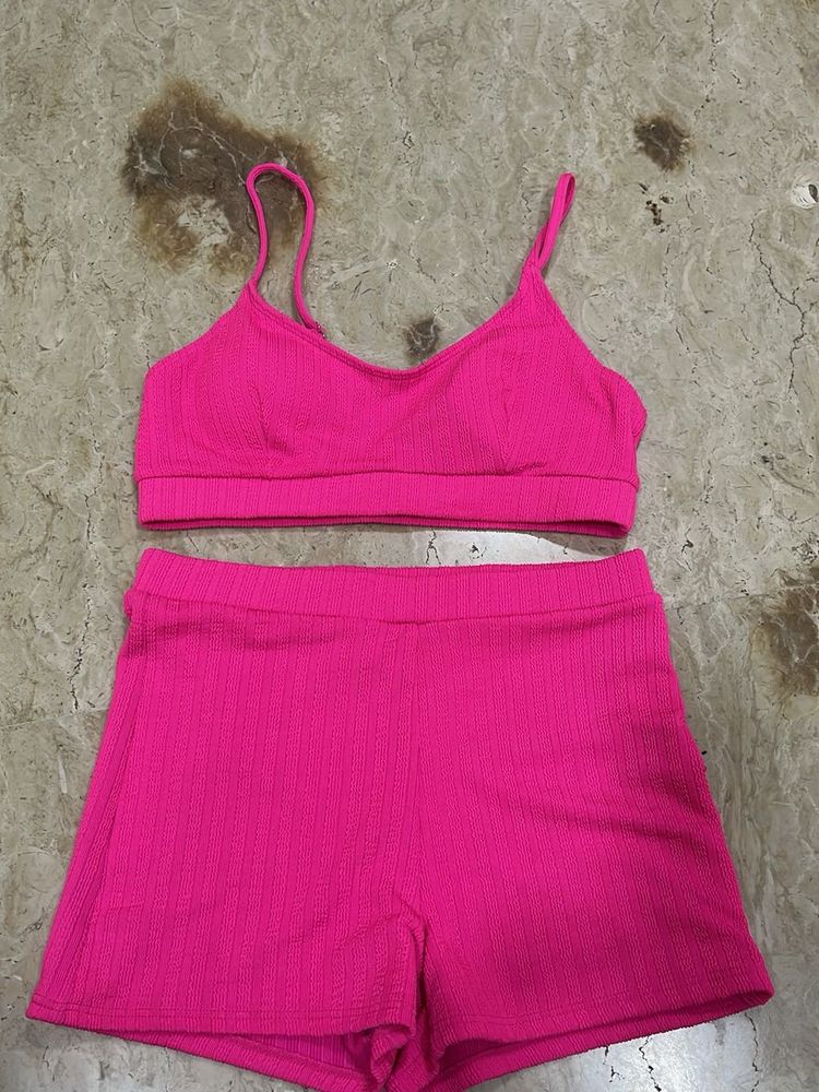 pink fushia bikini set