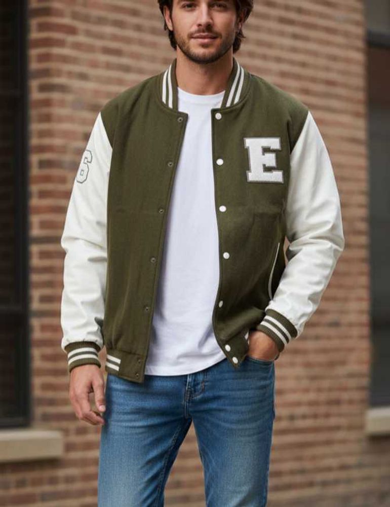 Varsity Jacket - Stylish Casual Outerwear