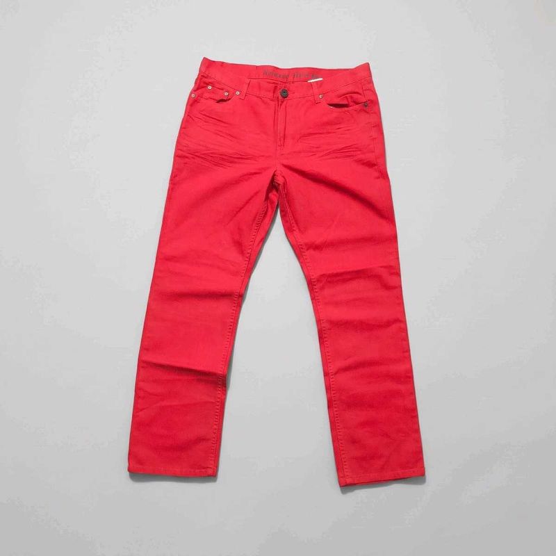 Reject Denim Bold Red Statement Jeans