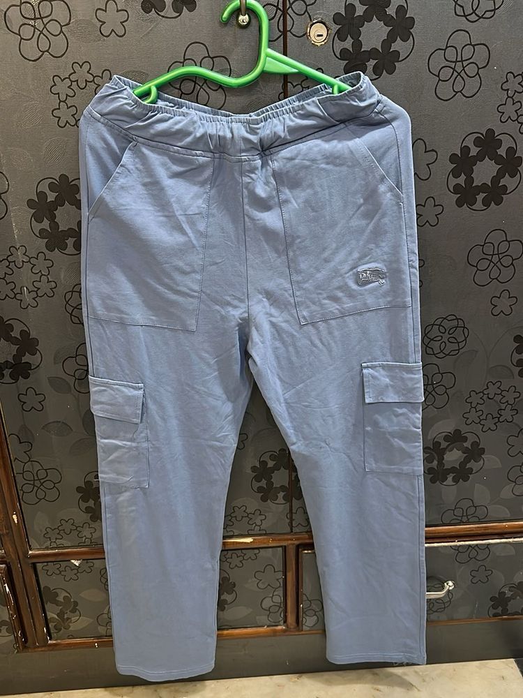 Blue Cargo Pants