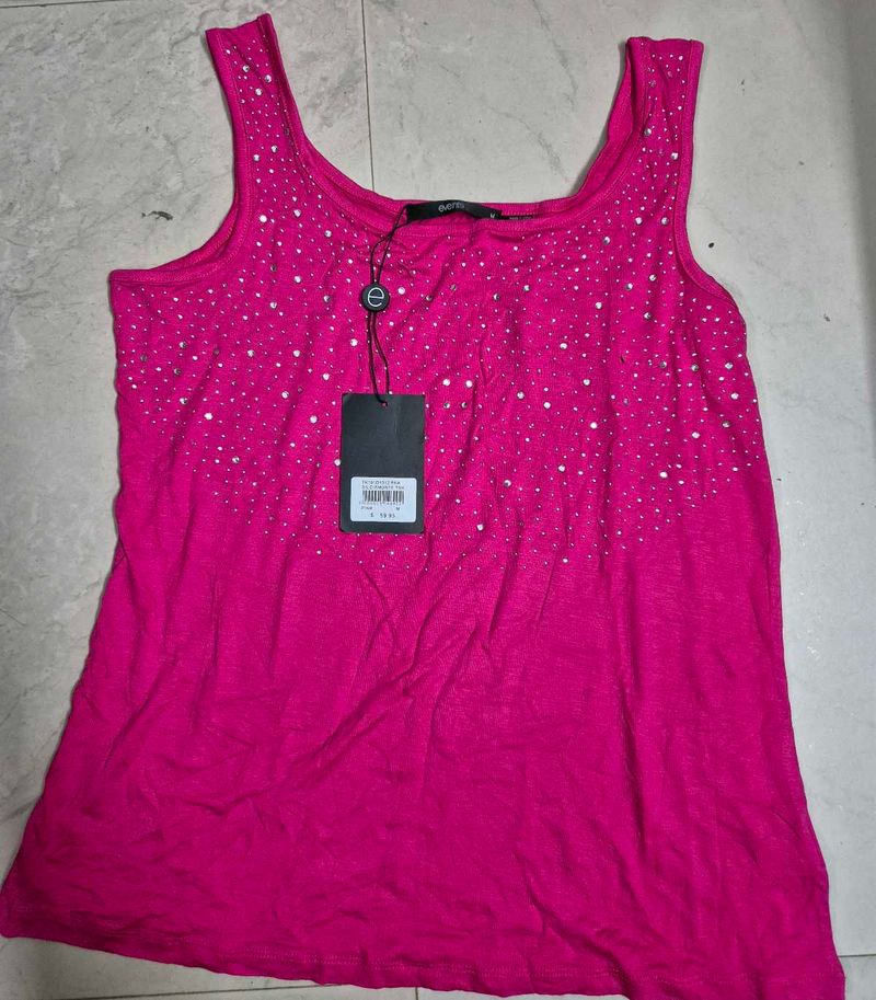 Sparkly Pink Tank Top