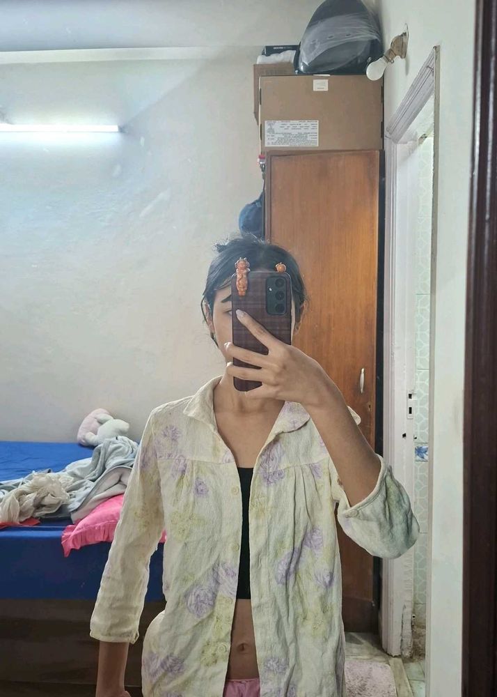 Floral breathable top