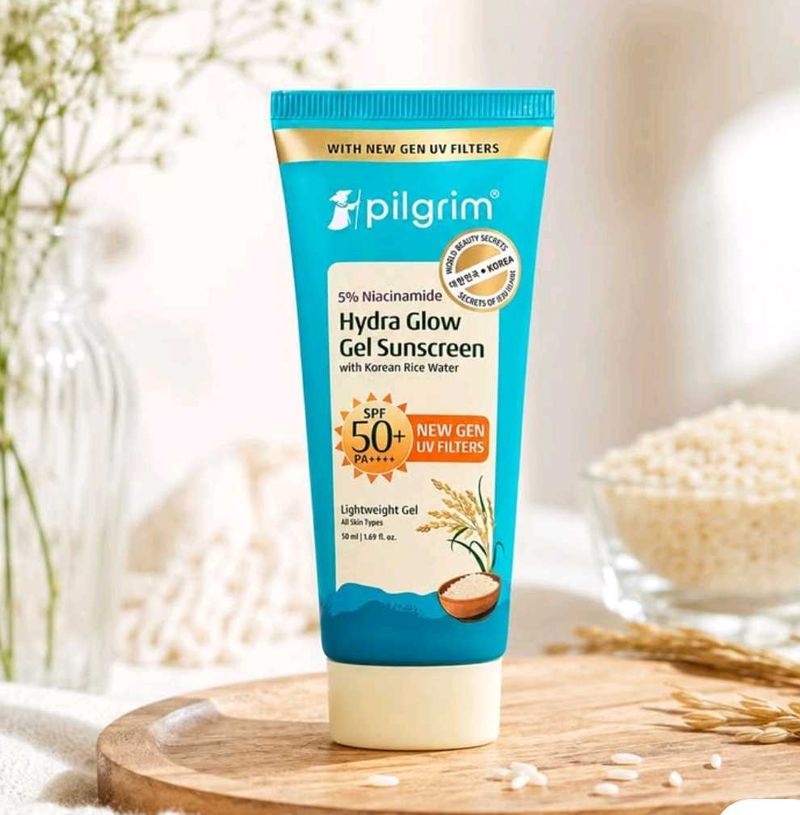 Pilgrim Hydra Glow Gel Sunscreen SPF 50+