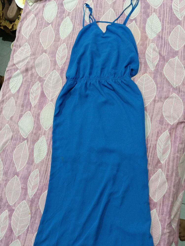 Blue Party Dress Small Size