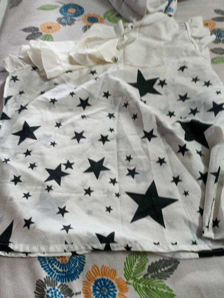 Cute Star Print Top