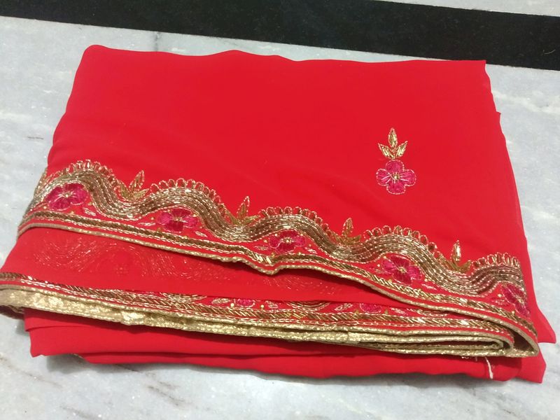 New Heavy Moti Work Saree