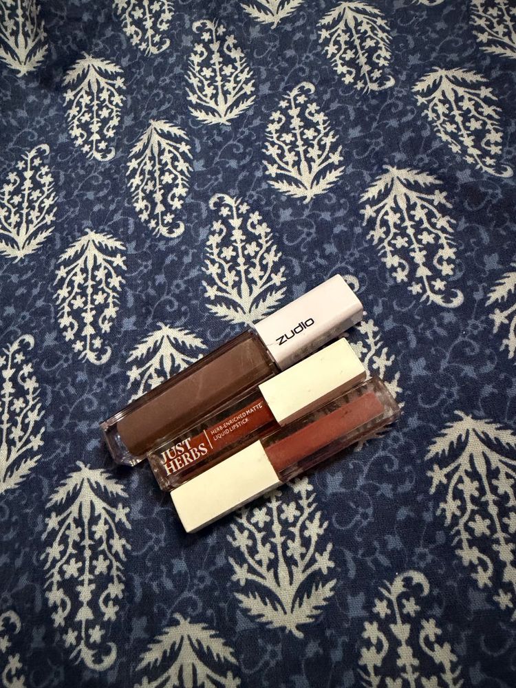 Zudio &amp; Just Herbs Lipsticks