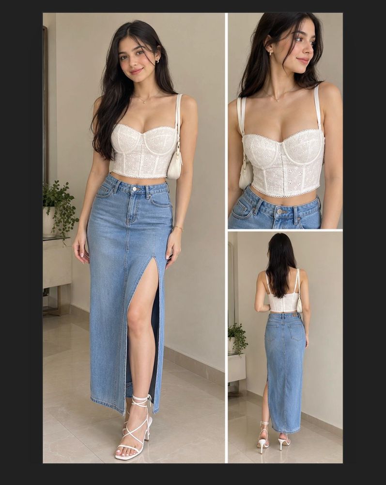 Chic Underwired White Lace Corset Top