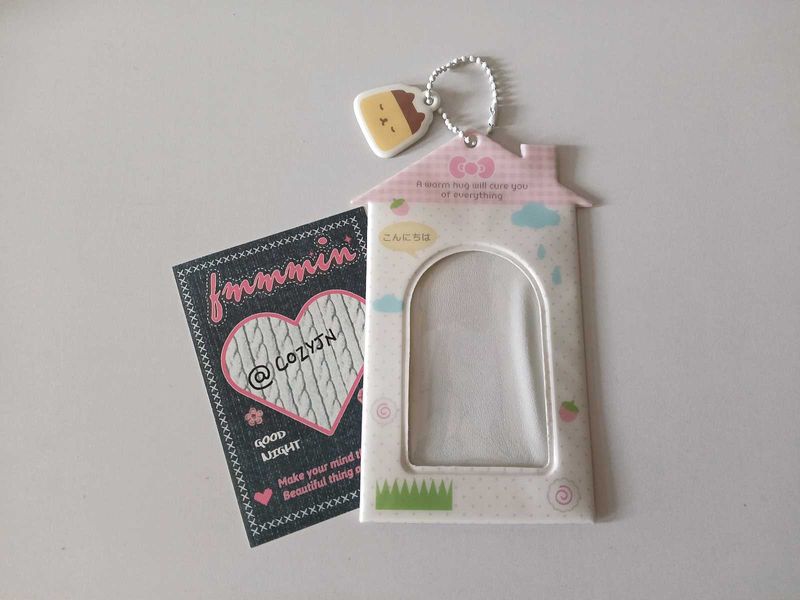 Cute House Shaped Photo Card Holder