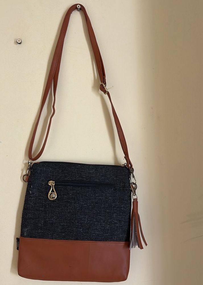 Crossbody Bag - Brown &amp; Black