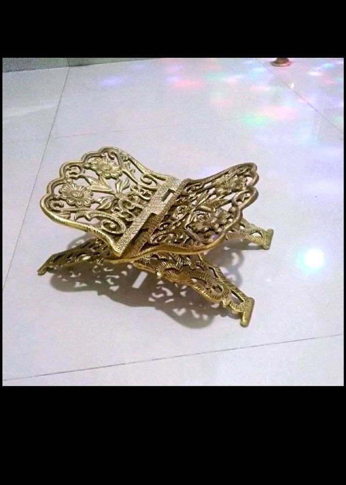 Vintage Brass Rehal , Book Stand