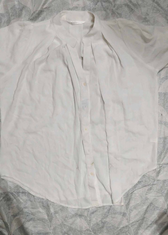 Classic White Button-Up shirt