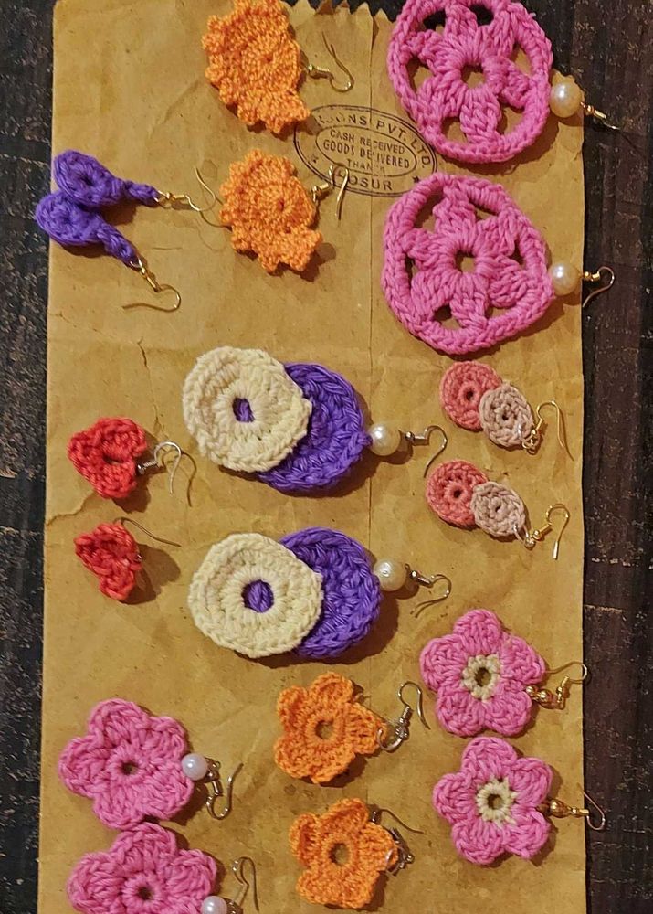 Handmade Crochet Earrings