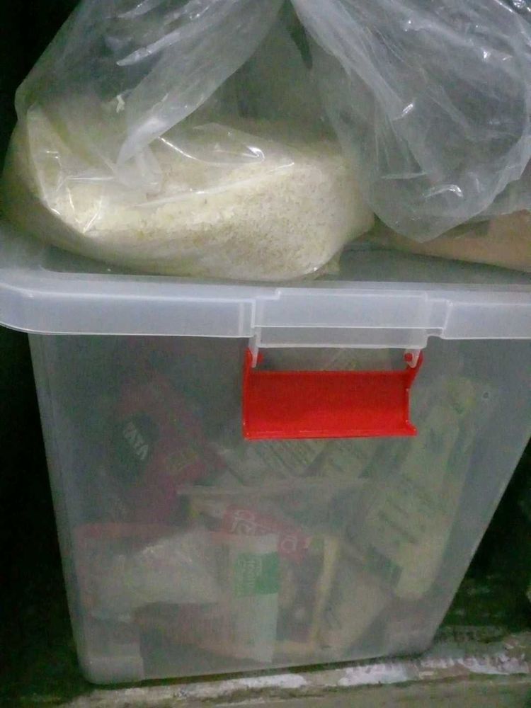 plastic large size storage container