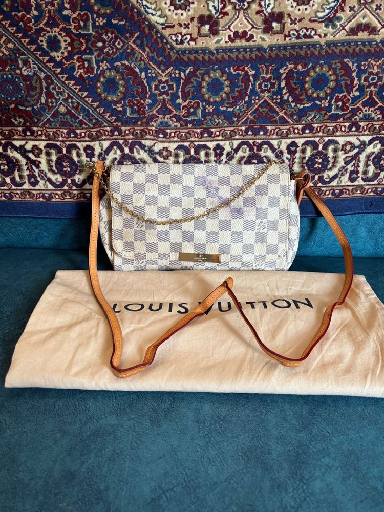 Authentic Louis Vuitton Damier Azur Bag