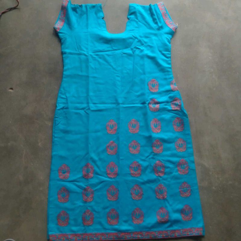 Turquoise Kurta