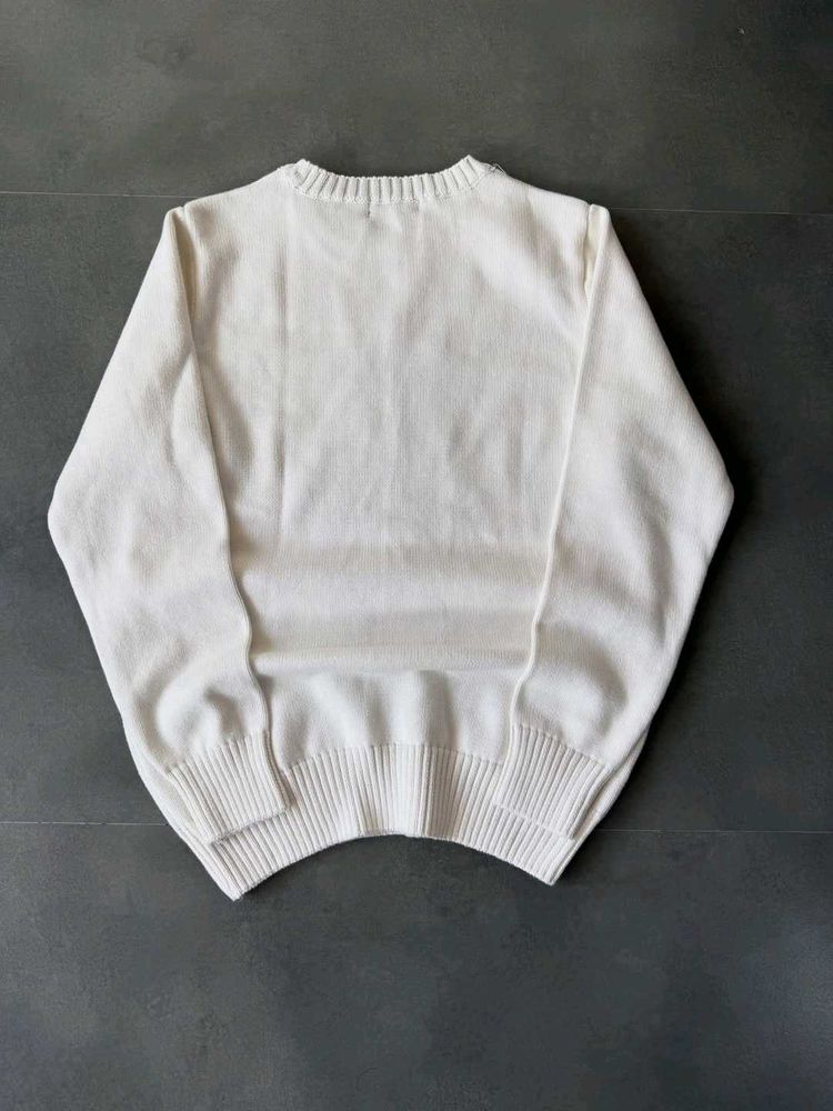 Cream Knit Sweater
