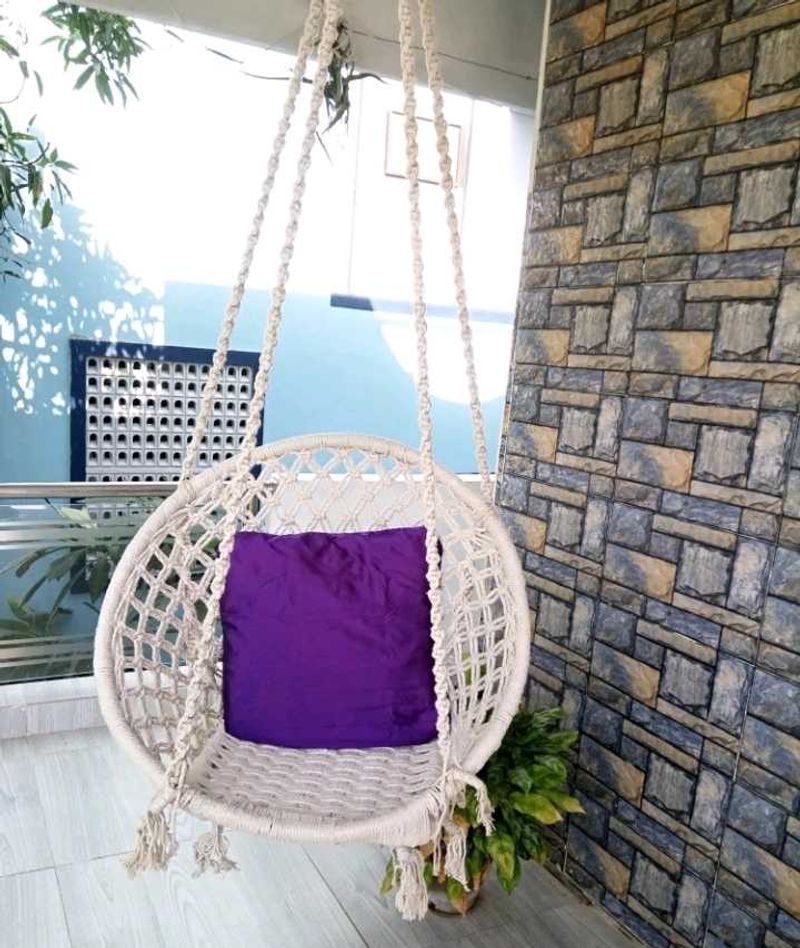 Macrame Swing Chair with Free gift 🎁🎁🎁
