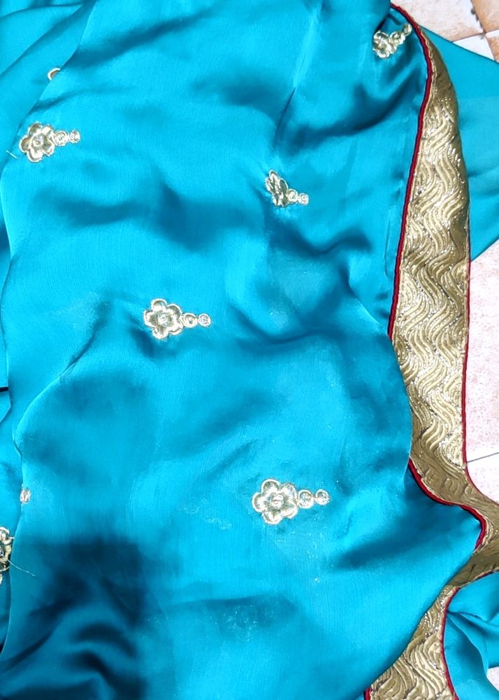Soft Satin Shining Saree