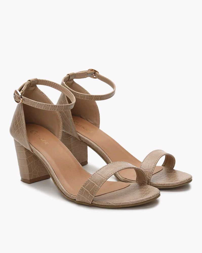 Curiozz women's heel sandals