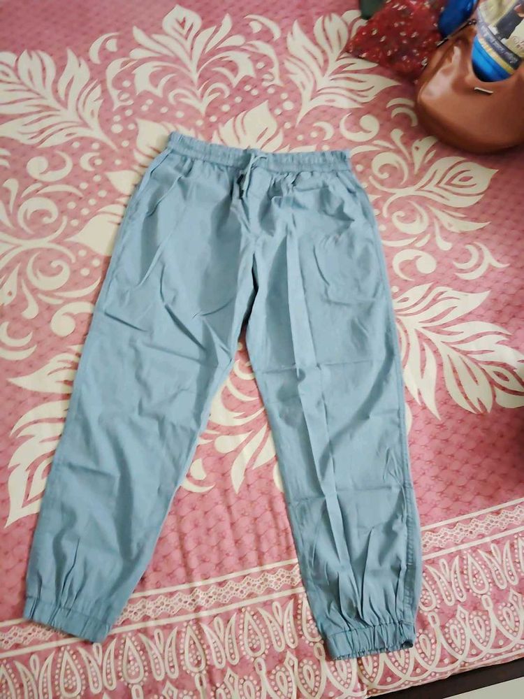76.Light blue denim cargo pants(XXL)