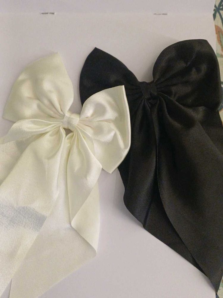 Elegant Bow Hair Clips (Set of 2)