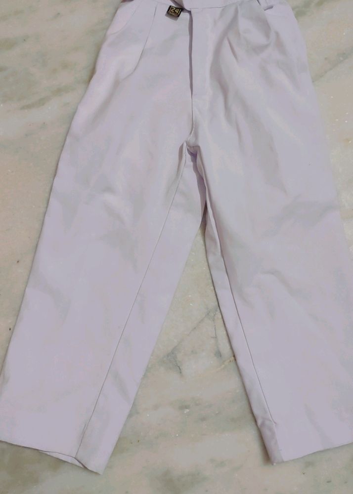 White Pant For 3- 4 Year Baby Boy